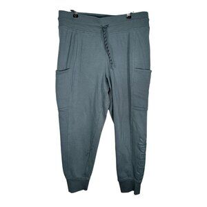 Reebok Womens Super Soft Fleece Gravity Jogger Pants Goblin Blue L